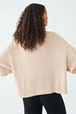 Yogatopp Clara Boxy Sweater Sand - Movesgood
