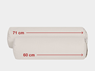 Bolster Midi, Graphite Grey - Yogiraj