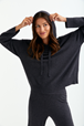 Yogatopp Hommi Hood Dark Grey - Movesgood