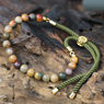 Armband Crystal Moss String Bracelet - Picasso Jasper