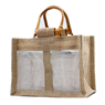 Väska Small Pure Jute and Cotton Window Bag