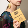 Halsband och örhängen Necklace & Earring Set, Bravery Leaf - Gold