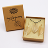 Halsband och örhängen Necklace & Earring Set, Bravery Leaf - Gold