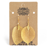 Örhängen Earrings, Bravery Leaf - Gold