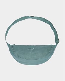 Väska Sling bag organic linen, Moss green - Yogiraj