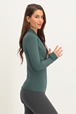 Yogatopp Ishtar Longsleeve, Forest - Urban Goddess