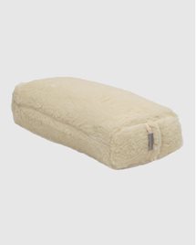 Rectangular Premium wool bolster, Natural - Yogiraj