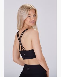 Yogatopp Classic Criss-Cross Top, Black - Sisterly