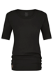 Yogatopp Kami Yoga Tee, Onyx Black - Urban Goddess