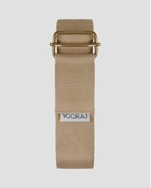 Yogabälte Yoga belt, standard, Beach beige- Yogiraj