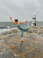 Kumari pant Stormy sea, S/M - Saprema of Sweden