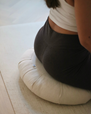 Meditationskudde Meditation cushion, round, Raspberry Red - Yogiraj