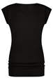 Yogatopp Asana Yoga tee, Onyx Black - Urban Goddess