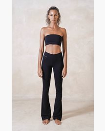 Yogabyxor Lola Bamboo Flares, Pitch Black - Studio K