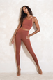 Yogabyxor Eira High-Rise Bamboo Leggings, Cinnamon - Studio K