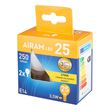 Airam 3W (25W) 250Lm 2700K E14 Klot Opal 2-Pack 8293356 4713409