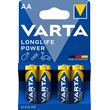 Varta 1,5V Aa/Lr6  4-Pack Alkaline Longlife Power  *