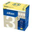 Airam 3,7W (40W) 470Lm 2700K E14 Klot Klar Dimbar 3-Pack 8297761 9410796