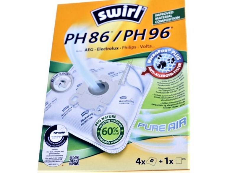 Swirl Dammsugspåse Ph86/Ph96  S-Bag