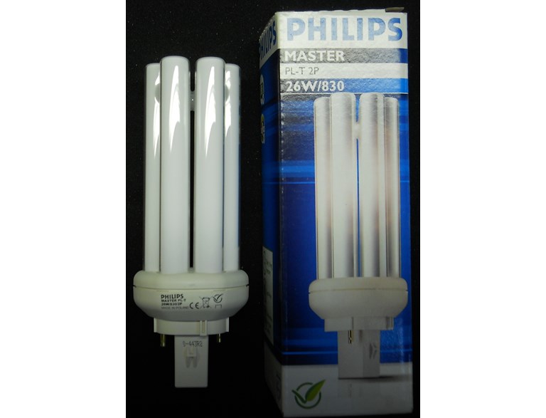 Philips Kompaktlysrör Pl-T/2P 26W/830  8345189