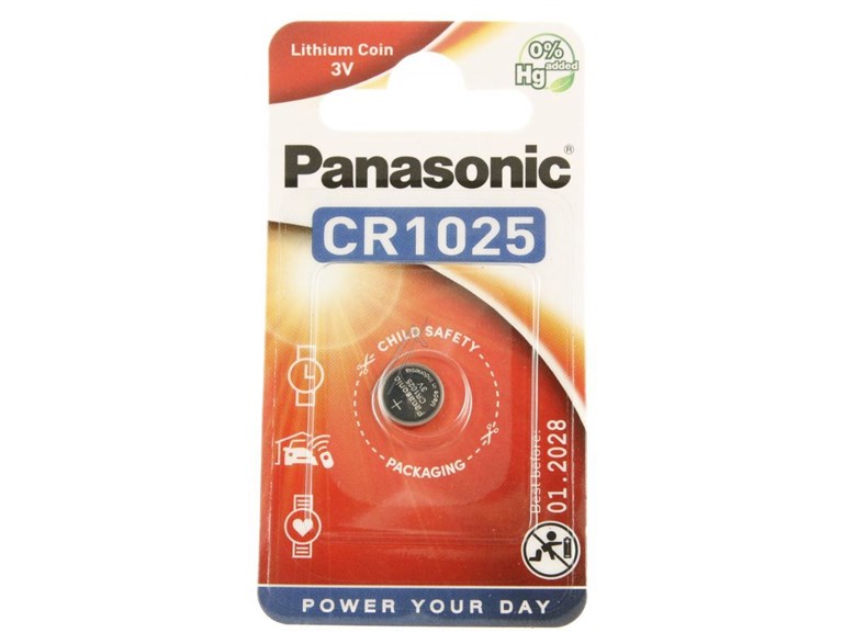 Panasonic Cr1025 3V Lithium Knappcellsbatteri