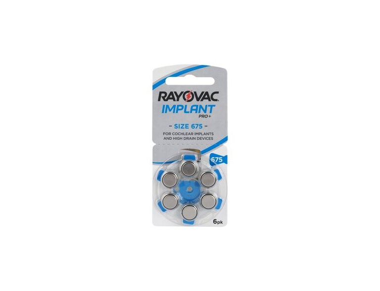 Rayovac 675Cp Hörapparatsbatteri Implantat Pro+  Pr44 *