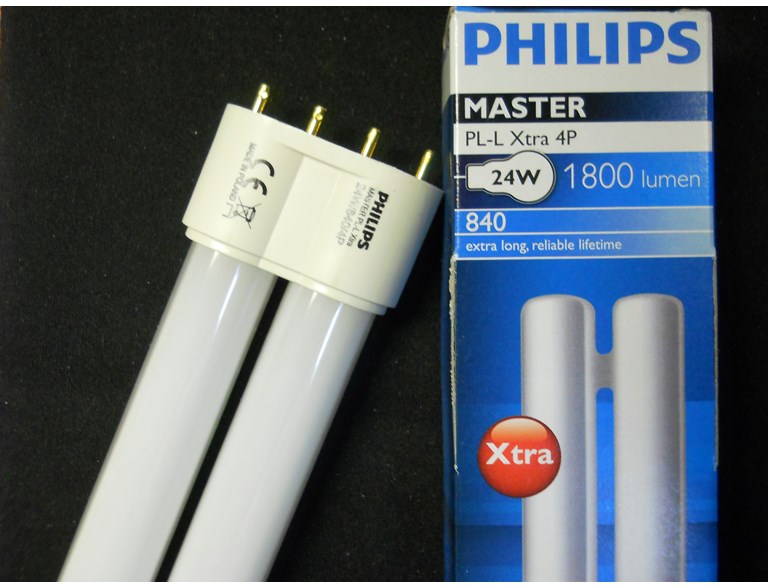 Philips Kompaktlysrör Pl-L/4P  24W/840 1800Lm 4000K 36000Tim X-Tra
