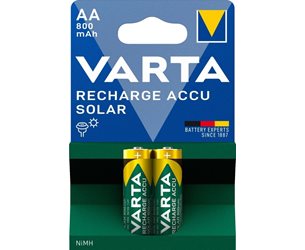 Varta 1,2V Aa 800Mah Ni-Mh Laddbart Solar  2-Pack