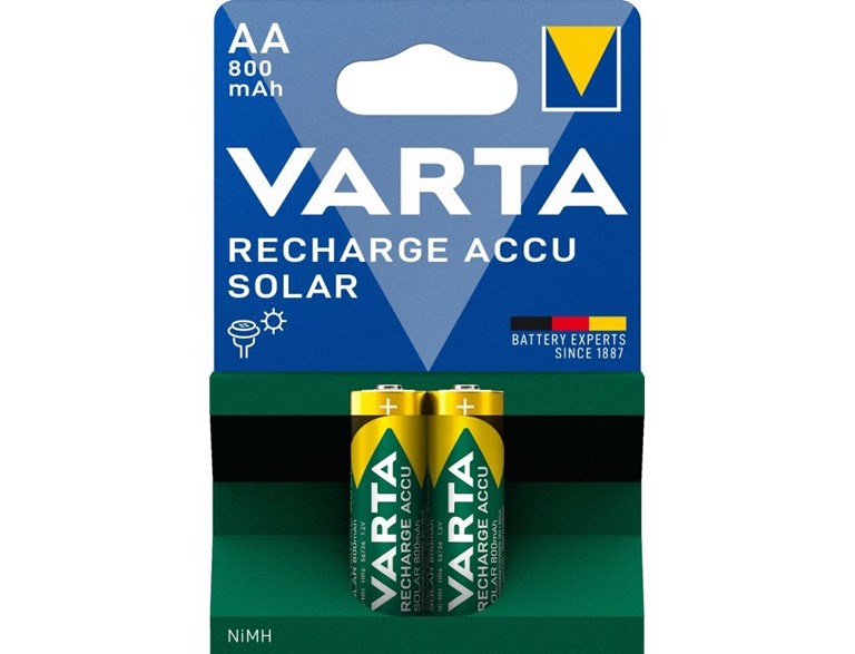 Varta 1,2V Aa 800Mah Ni-Mh Laddbart Solar  2-Pack