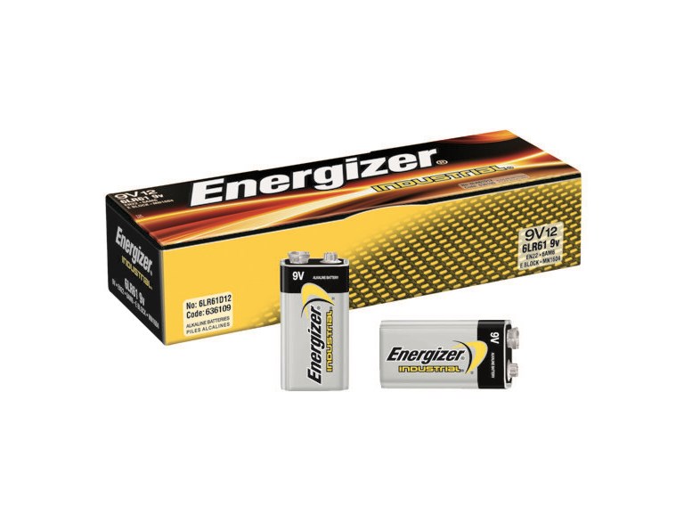 Energizer 9V 6Lr61 Industrial Alkaliskt  12-Pack *