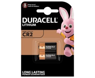 Duracell 3V Cr2 Lithiumbatteri  2-Pack  *