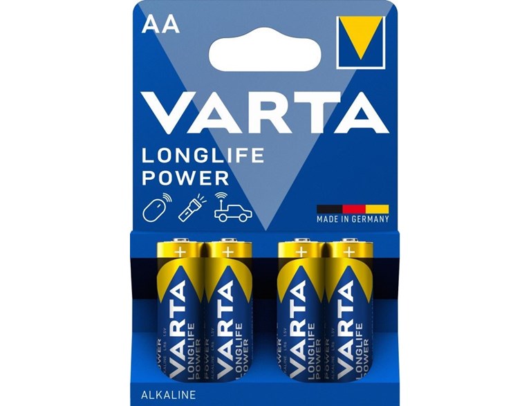 Varta 1,5V Aa/Lr6  4-Pack Alkaline Longlife Power  *