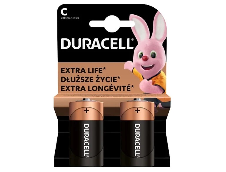 Duracel 1,5V C, Lr14  2-Pack Alkaline   *