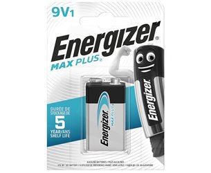 Energizer 9V 6Lr61 Max Plus  *