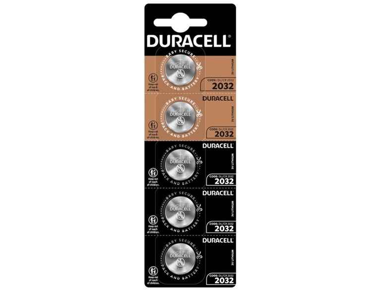 Duracell 3V Cr2032 Lithium 5-Pack  *