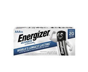 Energizer Aaa   Lithium  10-Pack *