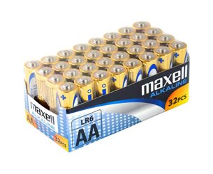 Maxell 1,5V Aa/Lr6  32-Pack Alkaline   *
