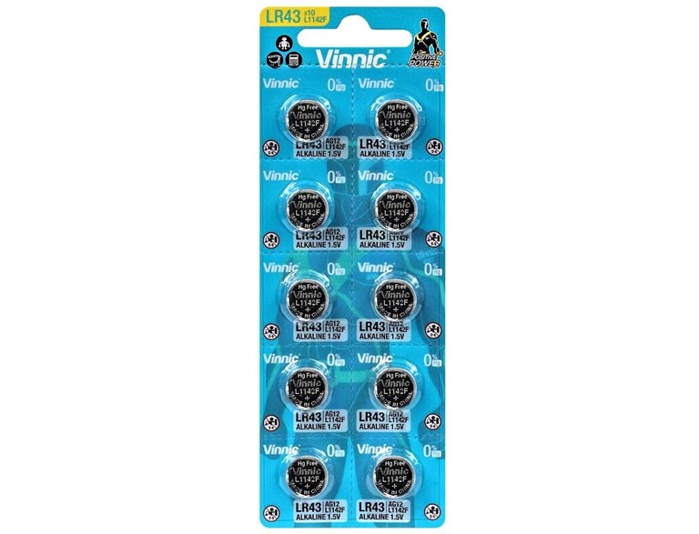 Vinnic Ag12, Lr43, L1142, 186, V12ga  10-Pack