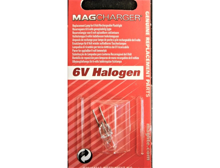 Maglite Halogenlampa 6 V Till Mag Charger *
