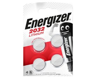 Energizer Cr2032 3V  Litium 4-Pack