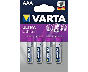 Varta 1,5V Aaa Lithium 4-Pack