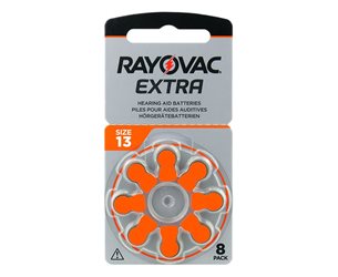 Rayovac 13 Hörapparatsbatteri 10X8st  *