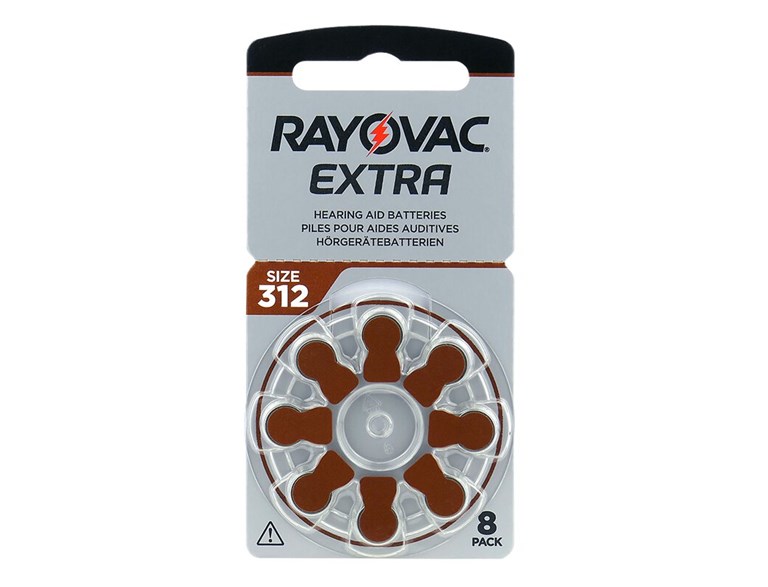 Rayovac 312 Hörapparatsbatteri 10X8st  *