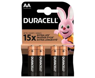 Duracell 1,5V Aa/Lr6  4-Pack Alkaline   *