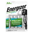 Energizer 1,2V Aa 2300Mah Ni-Mh Laddbart  4-Pack *