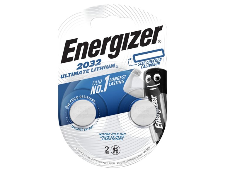 Energizer Cr2032 3V  Litium 2-Pack