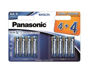 Panasonic 1,5V Aa/Lr6 8-Pack Evolta  *