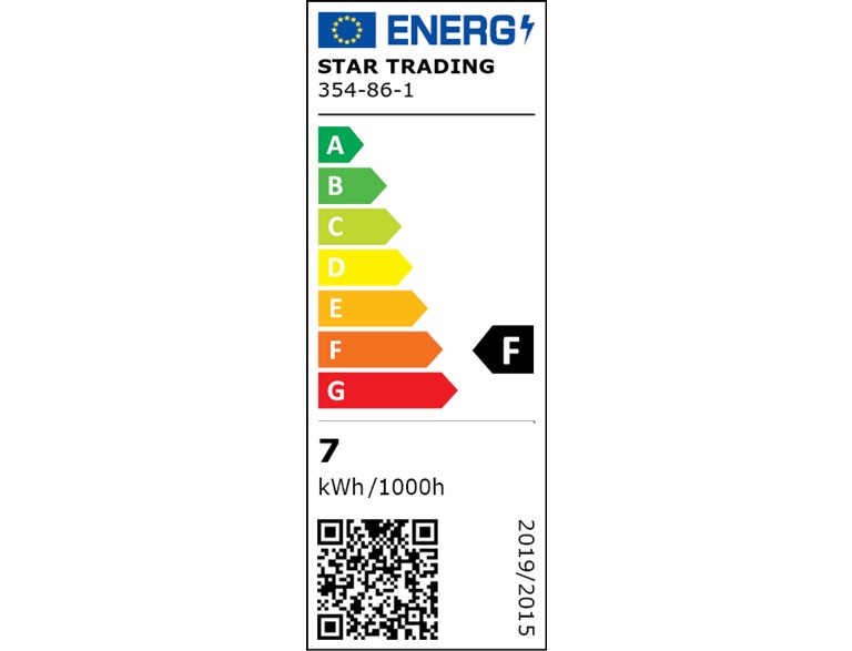 Star Trading 6,5W 70/350/700Lm 2100K Glob 95 E27 3-Step Click Minne 354-86-1