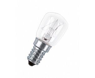 Kylskåpslampa 15W E14  110Lm  25X56mm "Päronlampa"