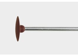 Syntetlins brun fin skaft 14,5x12,5mm
